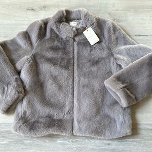 Skies are Blue Faux Fur Jacket Size M Nwt